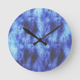 blått område rund klocka