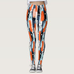 Blått Orange Brushstrokes Abstrakt Mönster Leggings<br><div class="desc">Gör ett fet påstående med den blå Orangen Brushstrokes Abstrakt Mönster Leggings. Med en dynamisk blandning av blått och orange i en konstnärlig borstlinjeformning ger dessa balkar både stil och komfort. Perfekt för yoga, löpande bära eller avslappnad ger flexibilitet och smickrande passning. Oavsett om du arbetar med eller lägger till...</div>