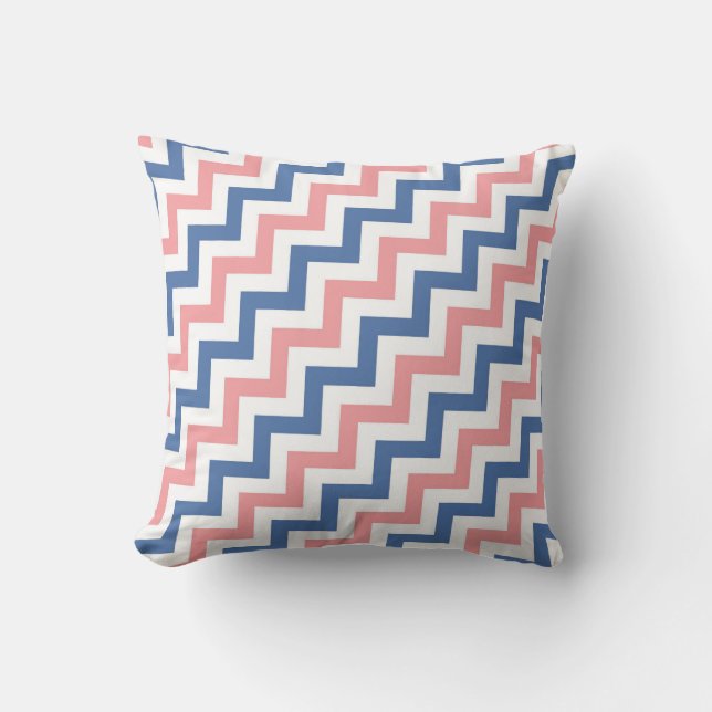 Blått Orange Reversible Pillow Kudde (Framsida)