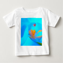 Blått orchid-design T-Shirt