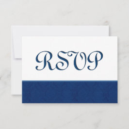 Blått OSA Damask Wedding C108