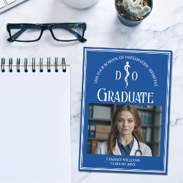Blått osteopatiskt läkarfoto i Studenten Meddelande