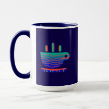 Blått övertoningsbrott för kaffe