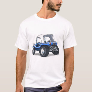 blått överträffar hårt strandbuggyen t shirt