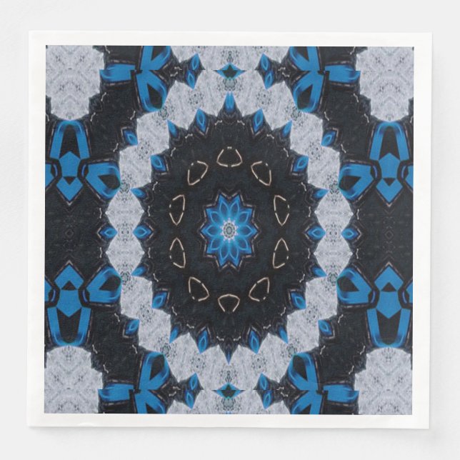 Blått på morgonen och natten pappersservett (Framsida)