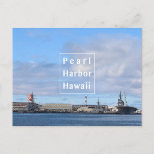 Blått Pearl Harbours vykort