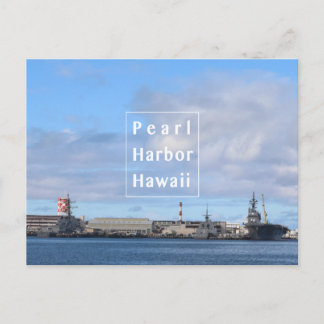 Blått Pearl Harbours vykort