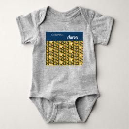 Blått Personlig för Gulten Mönster I SJÄLVSTÄNDIGT T Shirt