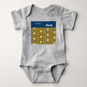 Blått Personlig för Gulten Mönster I SJÄLVSTÄNDIGT T Shirt