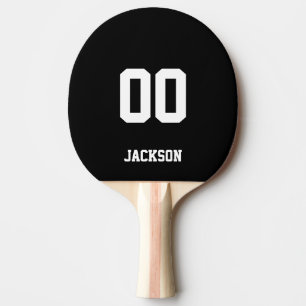 Blått Personlig Namn nummer Pingisracket