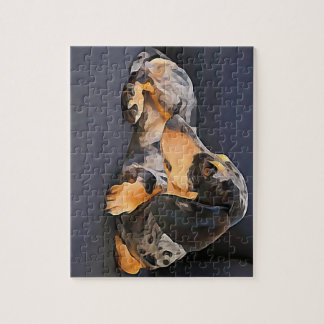 blått pingpussel pussel