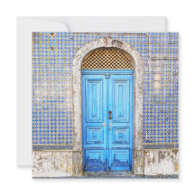 Blått portugisiskt sändkort