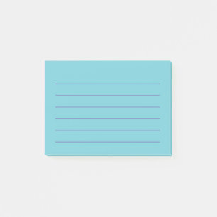 Blått Postar-it® noterar 4" x 3", Post-it Block