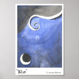 Blått Poster