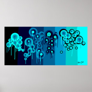 Blått Poster