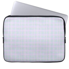 Blått präriärutigt laptop fodral