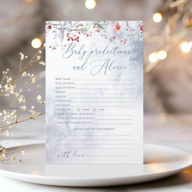 Blått predikkort för vinter-dammen (Skapare uppladdad)