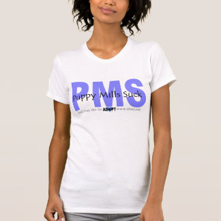 Blått Puppymills suger utslagsplatsen Tee Shirt
