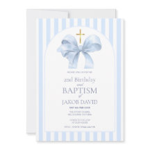 Blått Rand-baptism och inbjudan till andra födelse