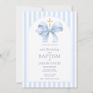 Blått Rand-baptism och inbjudan till andra födelse