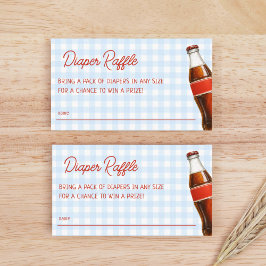 Blått Redo till Anpassningsbarna Pop Soda Cola Tilläggskort