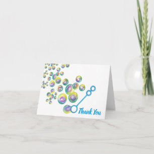 Blått regnbåge, soap Bubbles Bubble Trollspö Blue Kort