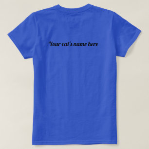 Blått Ridge Maine Coons Cat Ansikte Anpassningsbar T Shirt