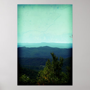 Blått Ridge Poster