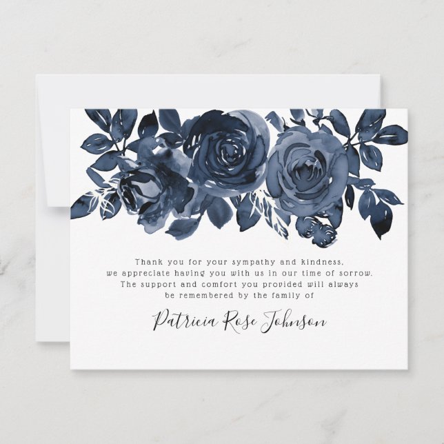 Blått Ro-Tack Tack Kort (Framsida)