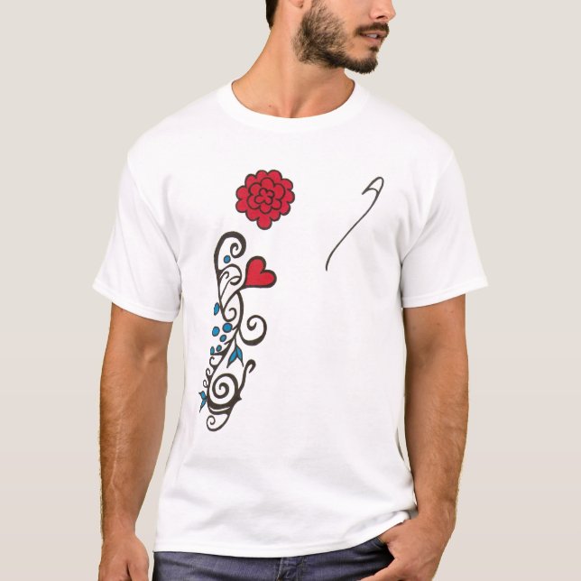 blått/röd Monterey startutslagsplats Tee Shirt (Framsida)