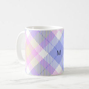 Blått Rosa Gult Kaffemugg