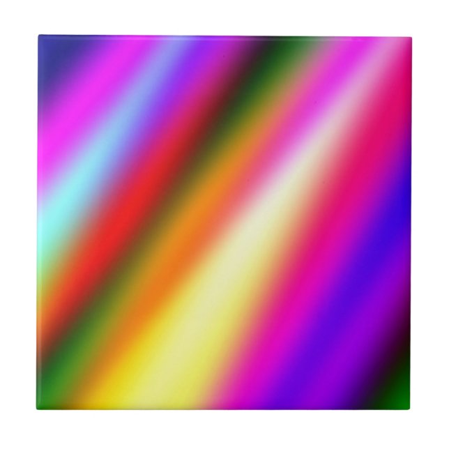 Blått rosa, vattenfärgsfärgad abstrakt, inkl. regn kakelplatta (Framsidan)