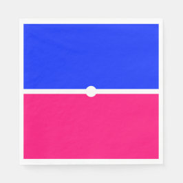Blått Royal Bold Rosa Färg block Pappersservett