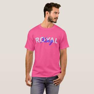 Blått royal Kung T Shirt