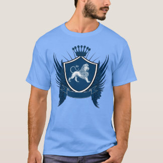 Blått Royal med Lejon Tee