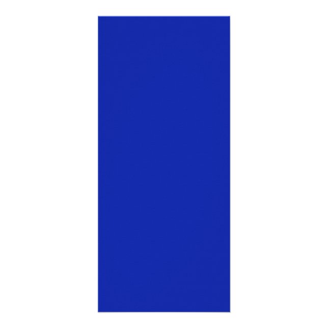 Blått Royal-rackkort Reklamkort (Framsidan)