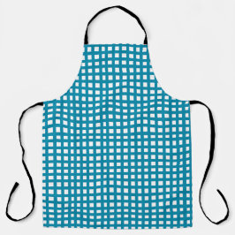 Blått rutnät för kvadratiska maskor