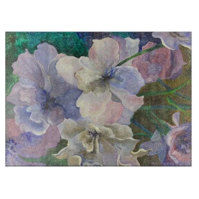 Blått skärande glasskiva (Framsidan)