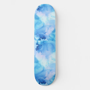 Blått Skattbord för rask Mini Skateboard Bräda 18,5 Cm