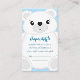 Blått skuvud för babykläder med Polar Tilläggskort