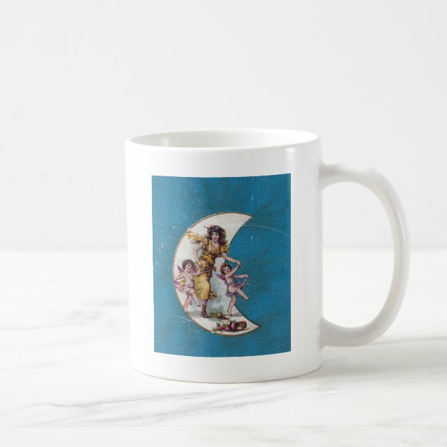 Blått skydd för Fairy Bok Kaffemugg (Höger)
