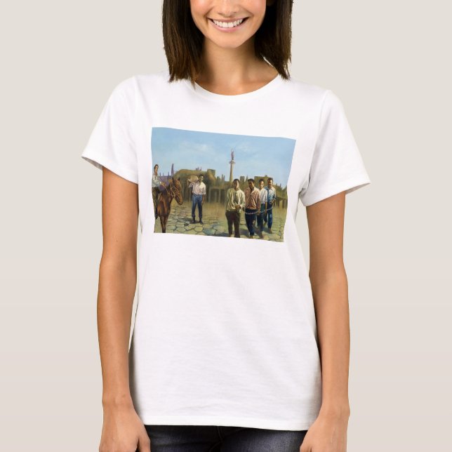 Blått snör åt 1993 t-shirt (Framsida)