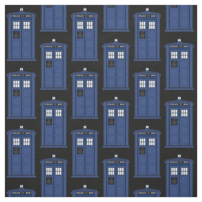 Blått som den brittiska polisen boxas tyg för (Provkarta)