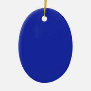 Blått som den tomma slätten DIY tillfogar Julgransprydnad Keramik