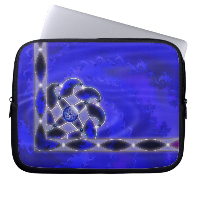 Blått som havet Laptop sleeve (Framsidan)