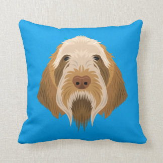 Blått Spinone Italiano Kudde