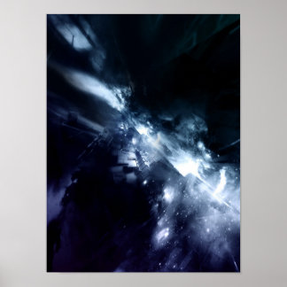 blått stål poster