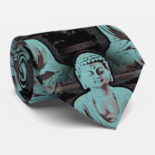Blått stora Buddha - Slips