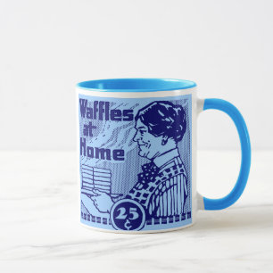 Blått "SVAMLAR" kaffemuggen Mugg