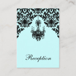 Blått, svart skugghjulskort tilläggskort